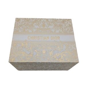 Christian Dior Paris Gold Toile de Jouy Keepsake Box | Collector Luxury Décor